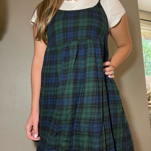 Wild fable womens dress green and navy